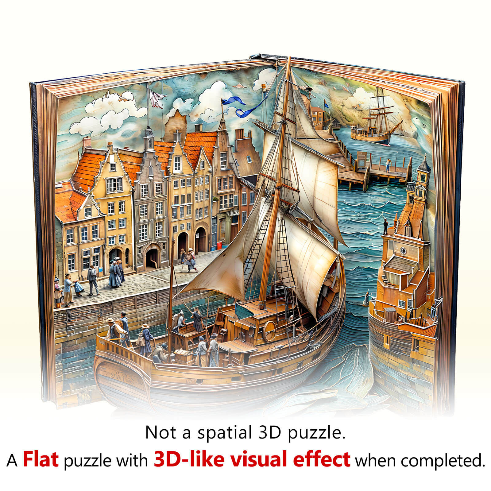 Paper channel Wooden Jigsaw Puzzle