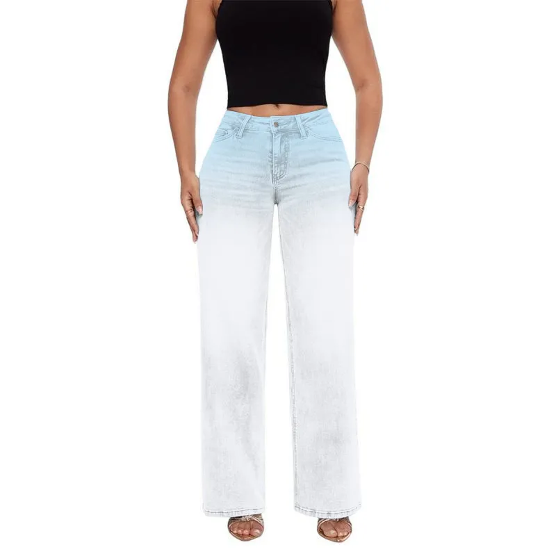 Jeans for Women Mid-Low Rise Stretch Baggy