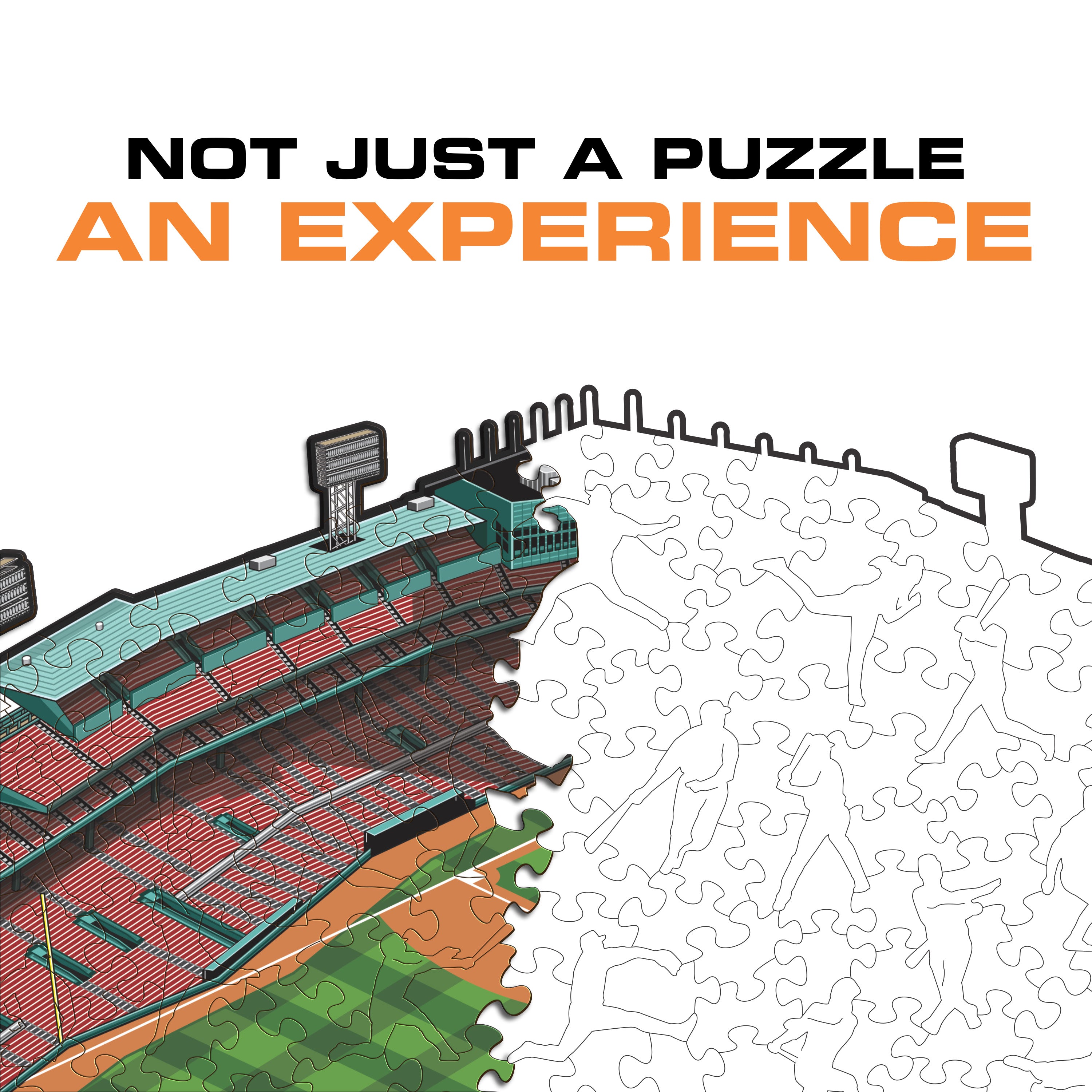 Boston Red Sox™ Fenway Park Stadium - Wooden Puzzle