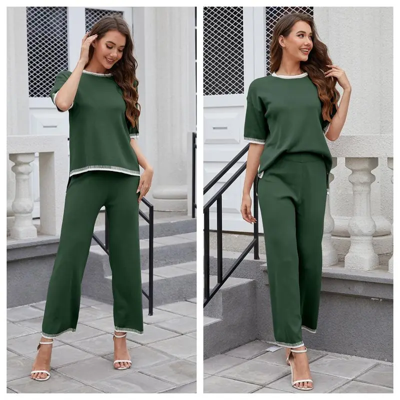 Women's Knit 2 Piece Sweater Sets