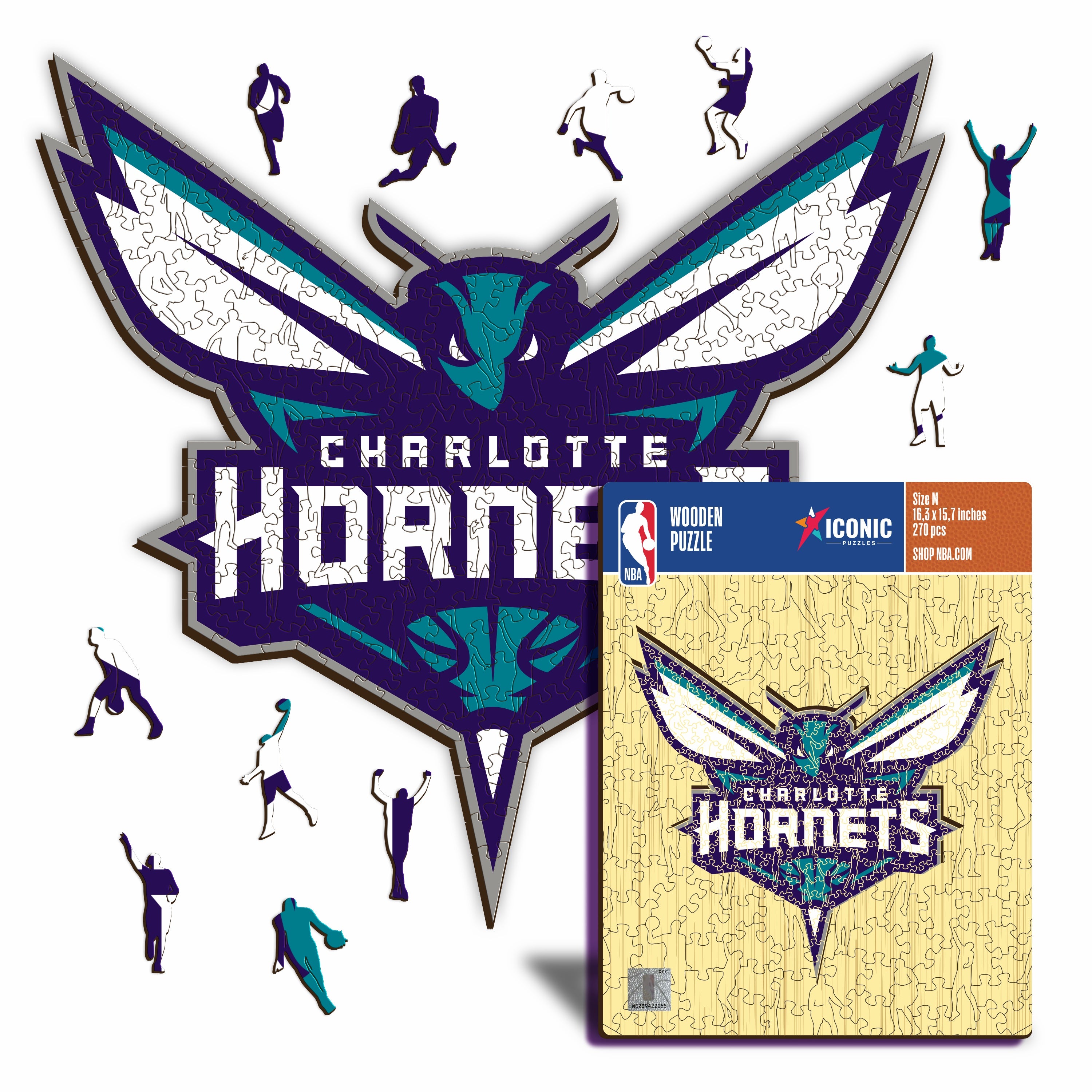 Charlotte Hornets™ - Wooden Puzzle