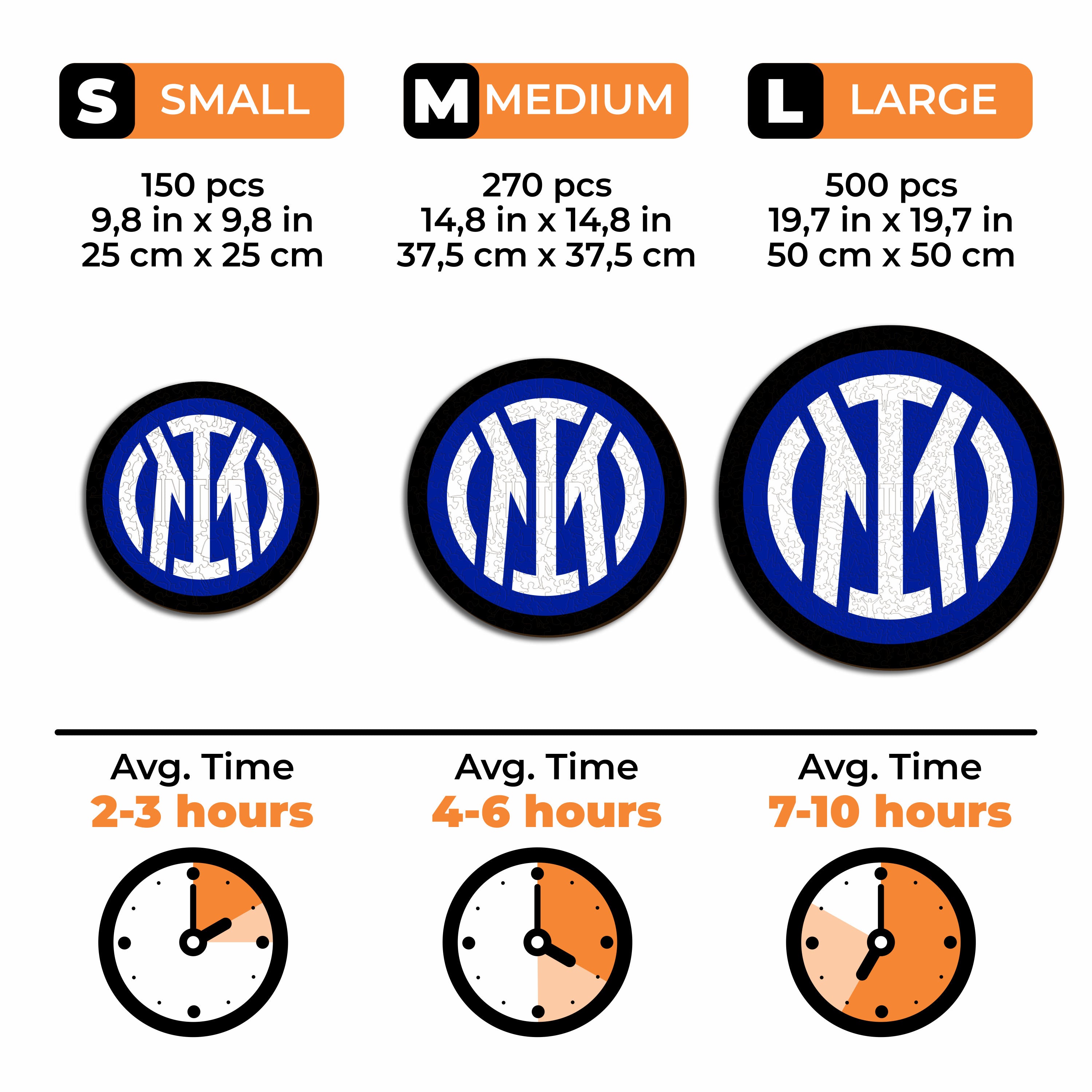 FC Inter® Logo - Wooden Puzzle