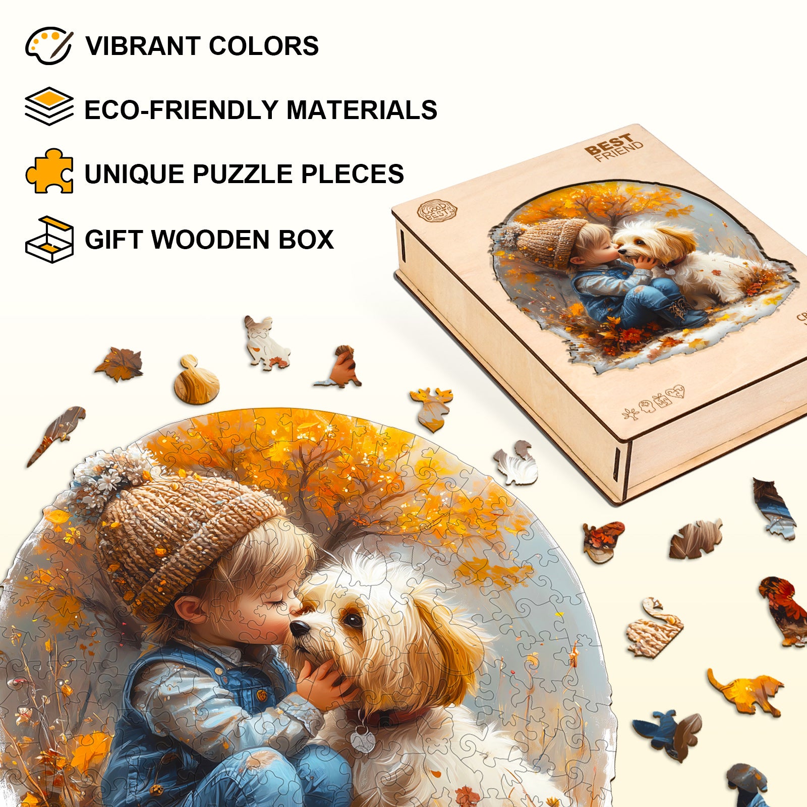 Best friend Wooden Jigsaw Puzzle