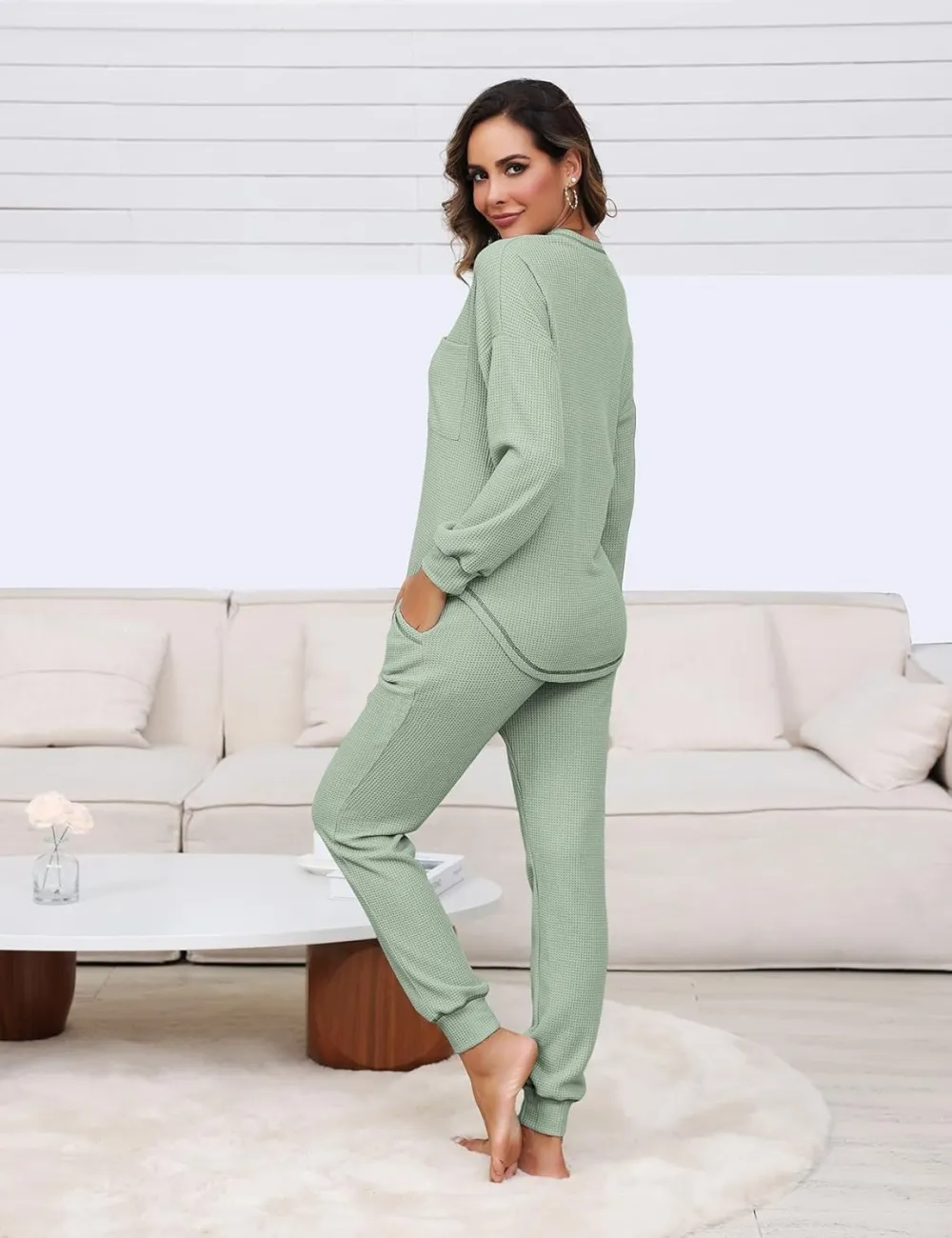 Womens Two Piece Outfits Lounge Sets