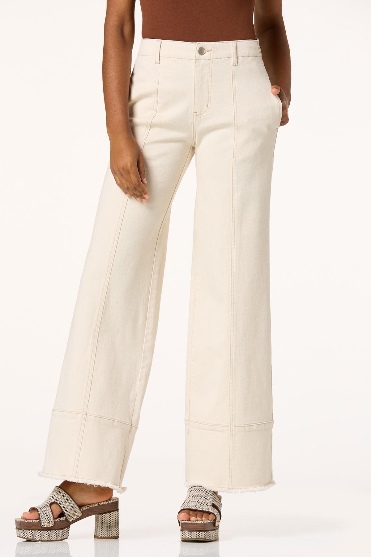 Natural Wide Leg Jeans