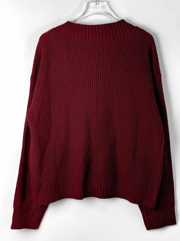 Women's Casual Bow Knit Sweater
