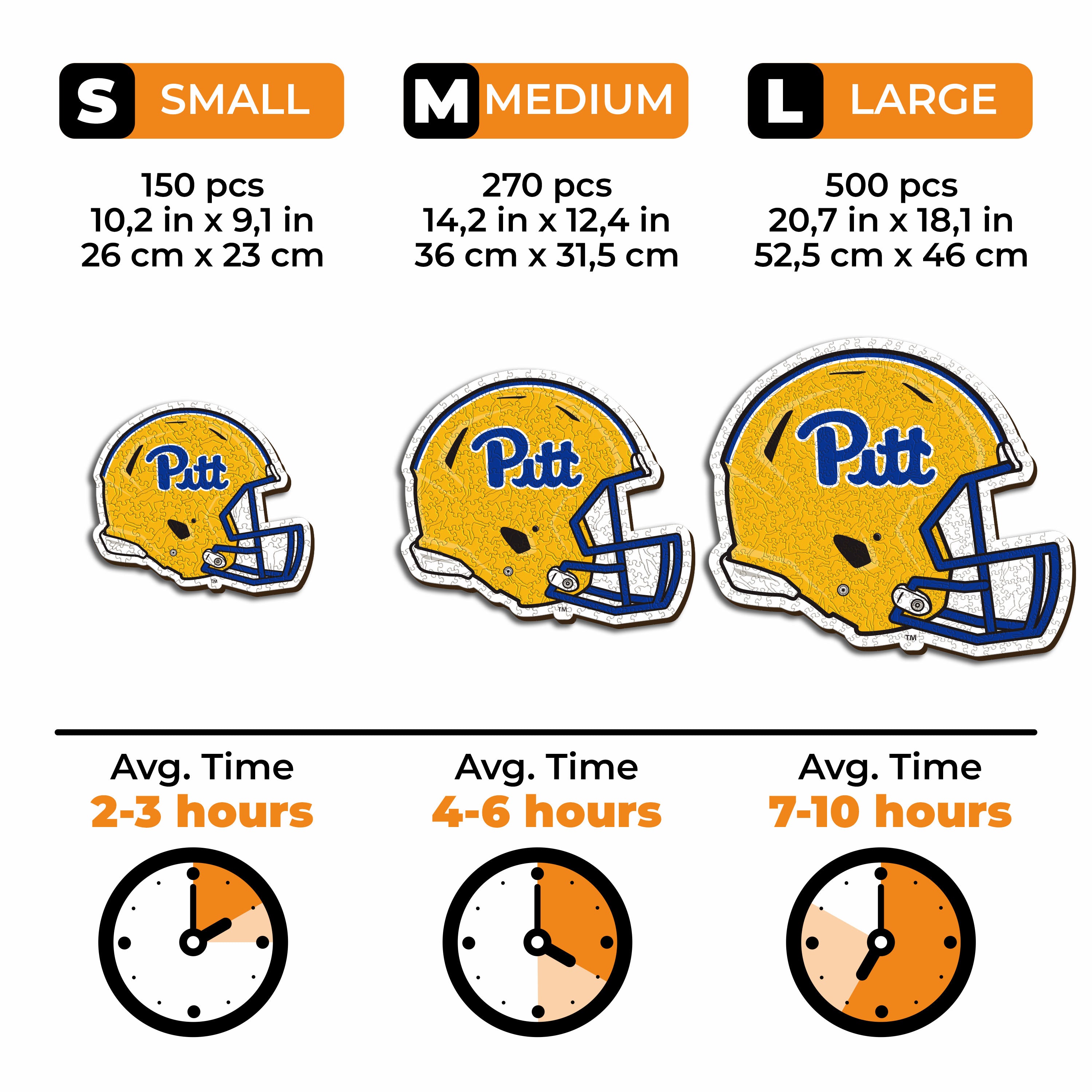 University of Pittsburgh Helmet - Wooden Puzzle