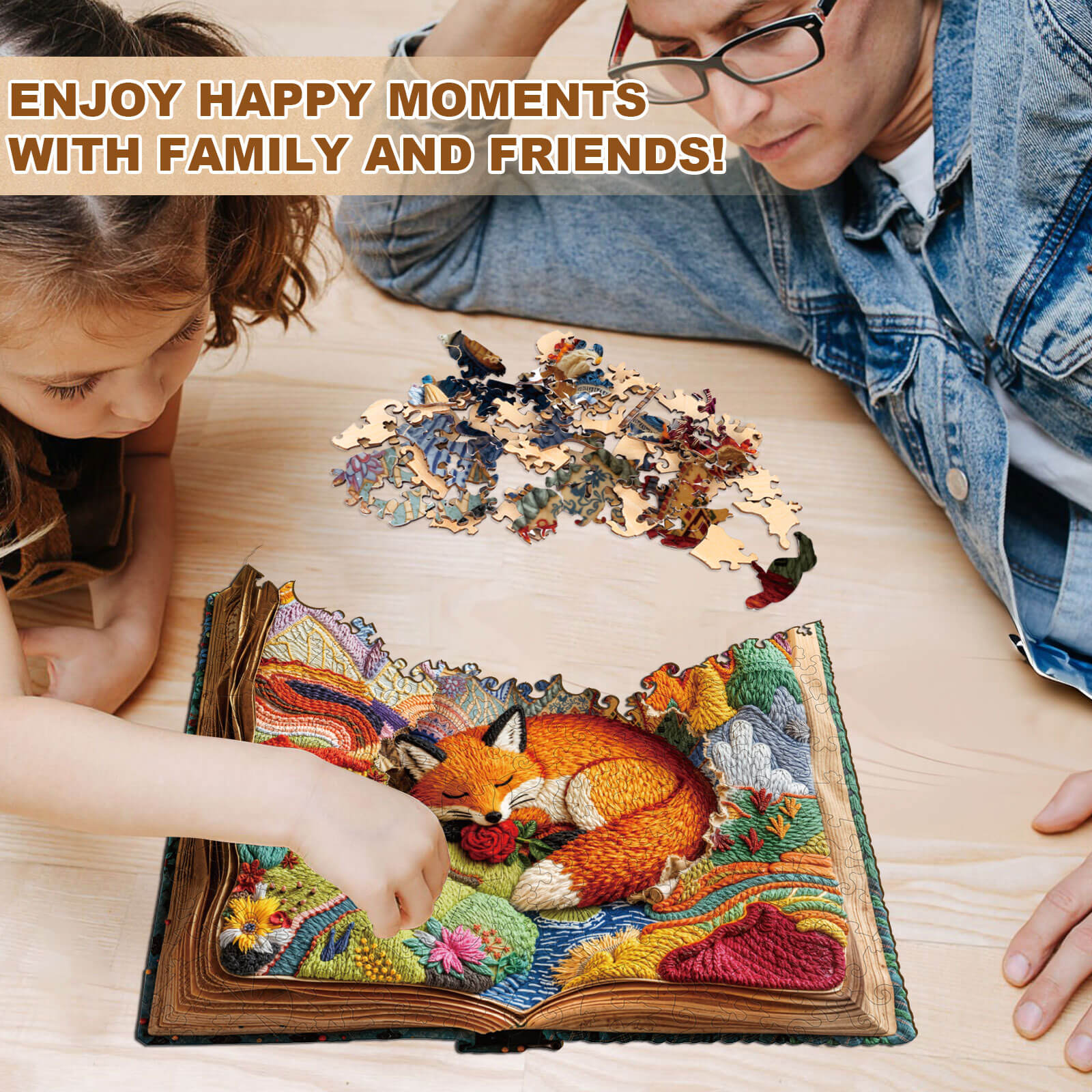 Fox Tale Wooden Jigsaw Puzzle