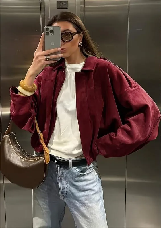 Casual Loose Fit Short Jacket
