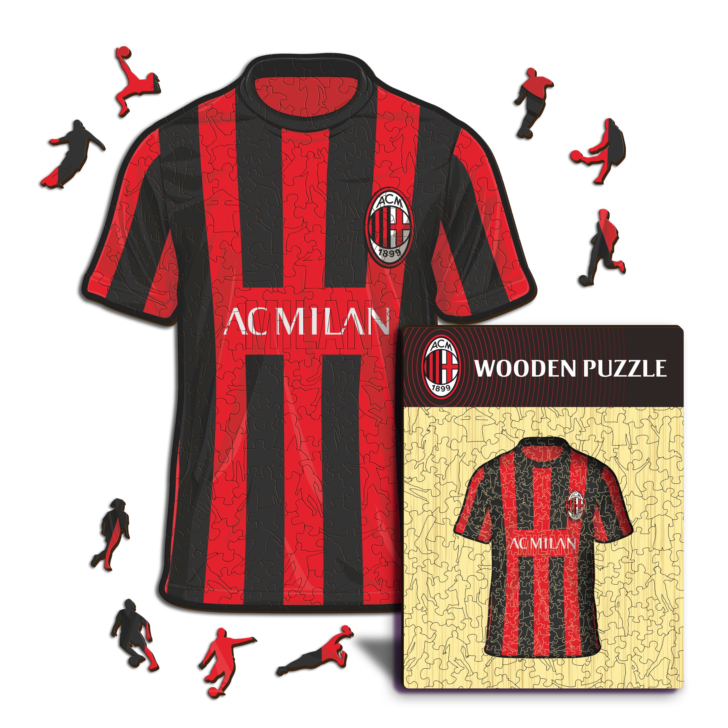 AC Milan® Jersey - Wooden Puzzle