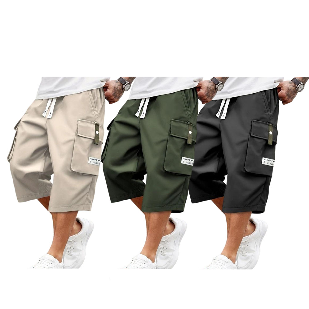 Men'S Plus Size Summer Lightweight Cargo Pants