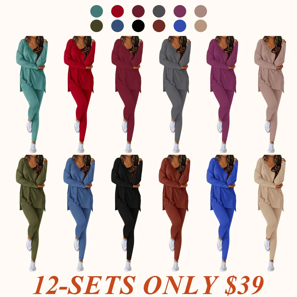 Two-Piece Sets For Women Fall Fashion 2025 Casual Lounge Matching Set