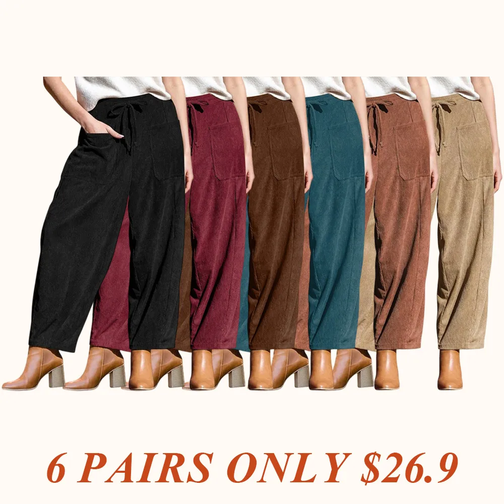 Women’s Corduroy Wide Leg Pants