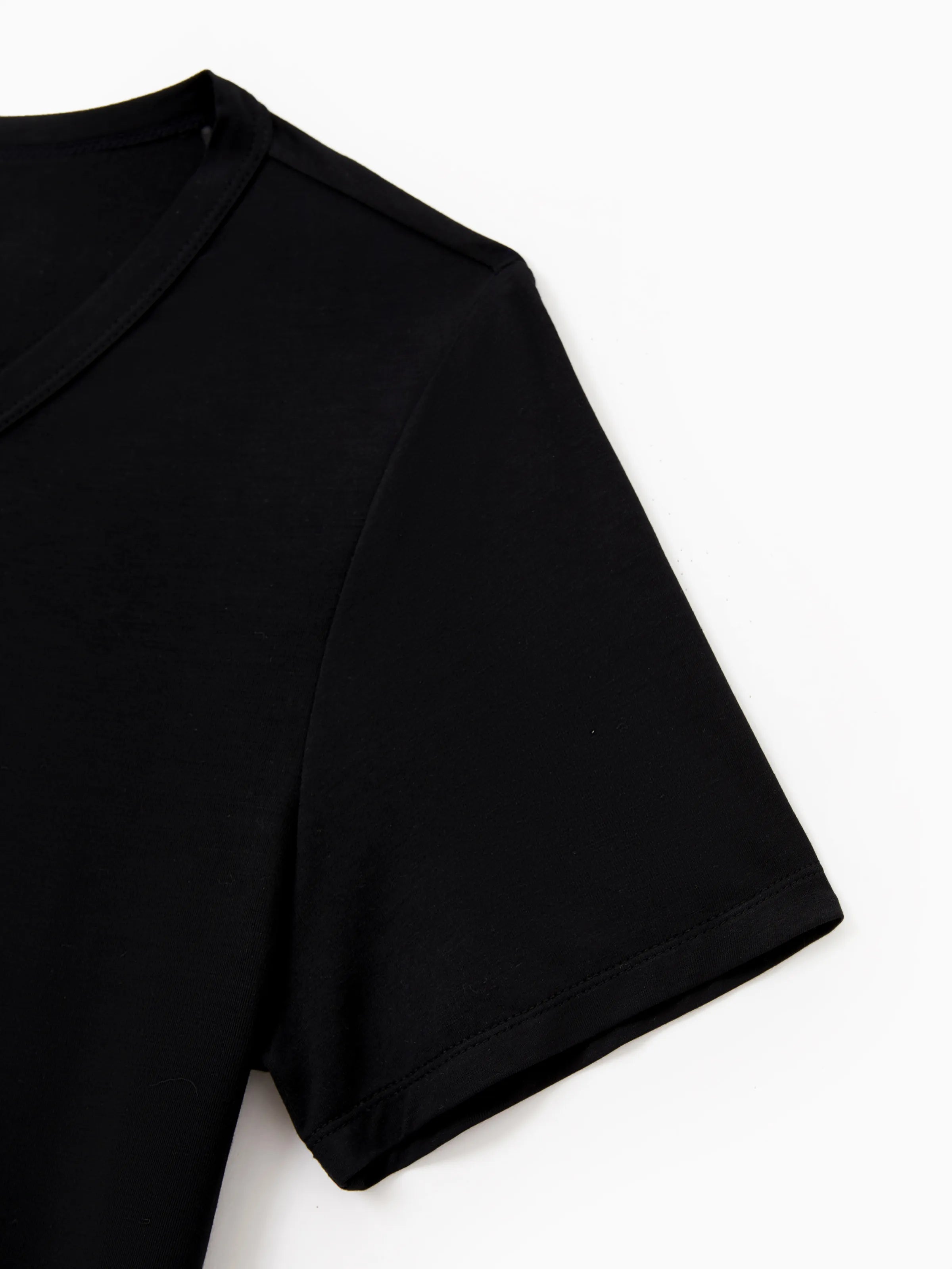 Bamboo Family Pajamas Space Theme Print Short-sleeve Matching Pajama set ( Snug-Fitting for Children ) White