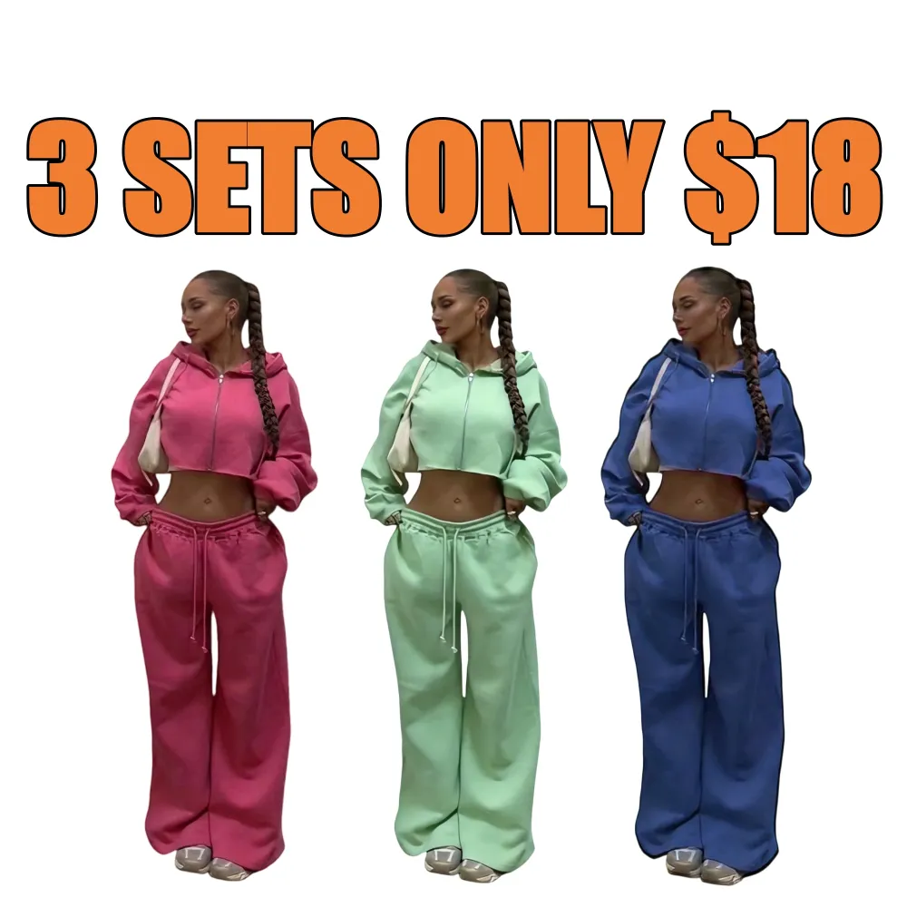 Women's Casual Two-piece Sweatsuit