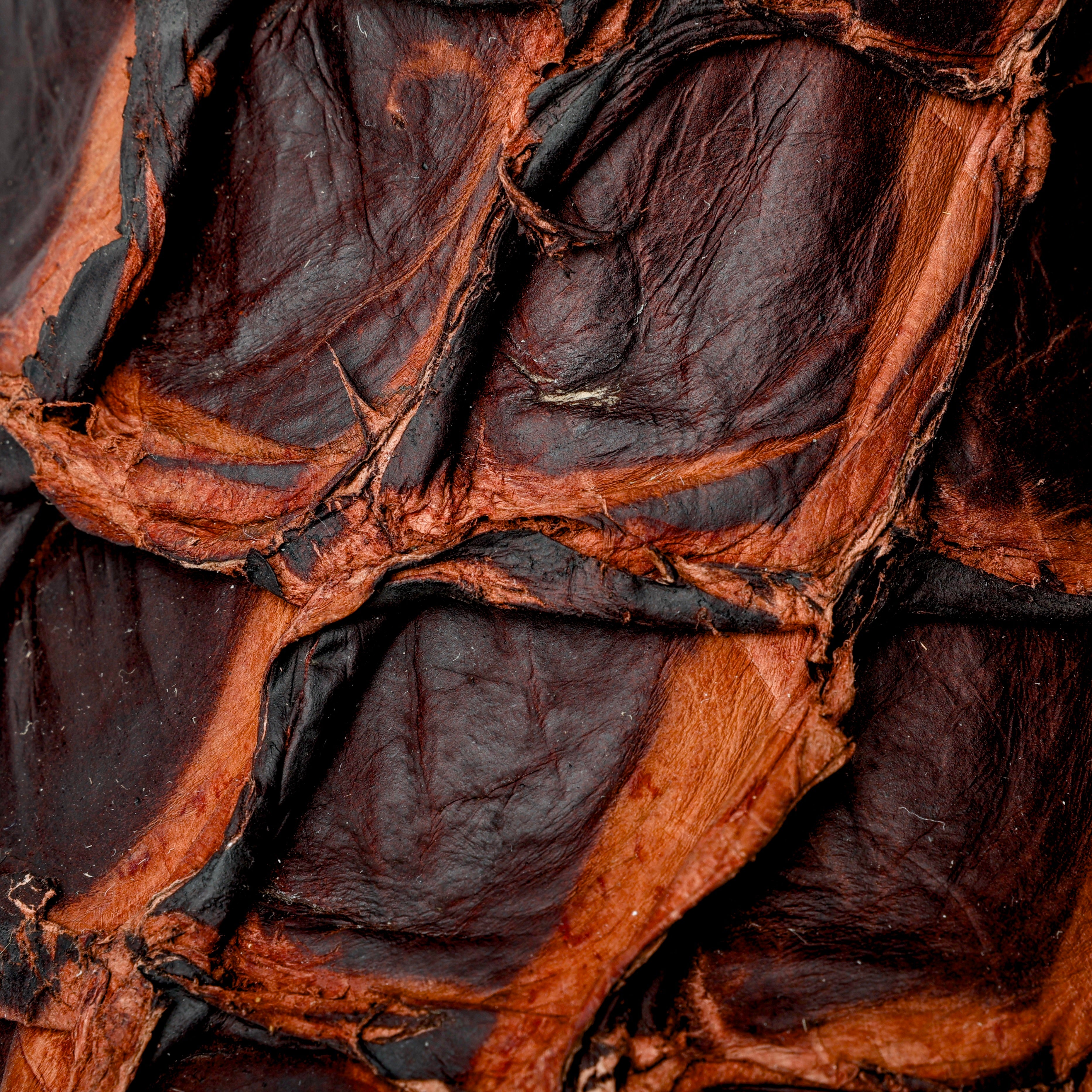 Rustic Brown GENUINE Pirarucu Boots - Square Toe