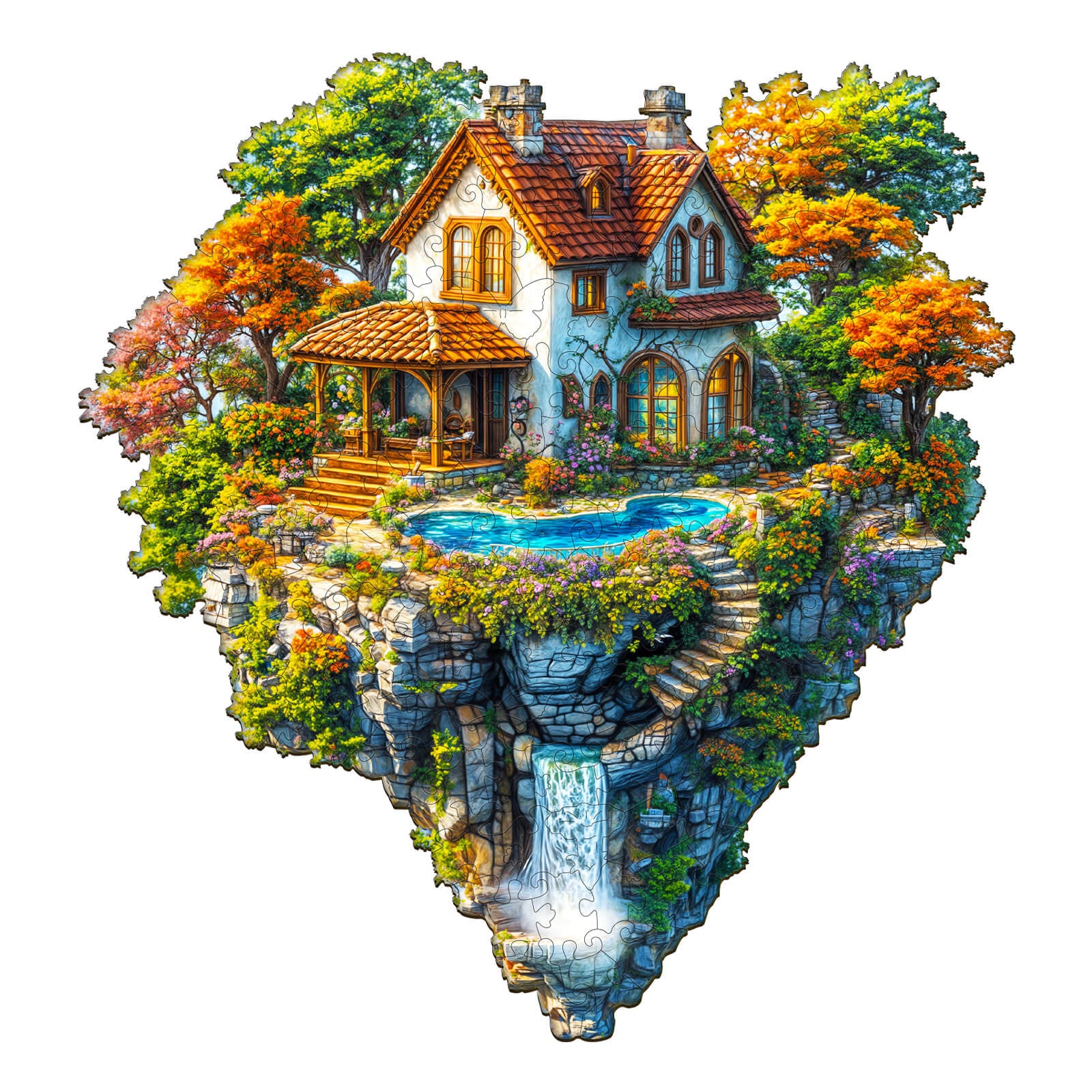Floating Haven Wooden Jigsaw Puzzle