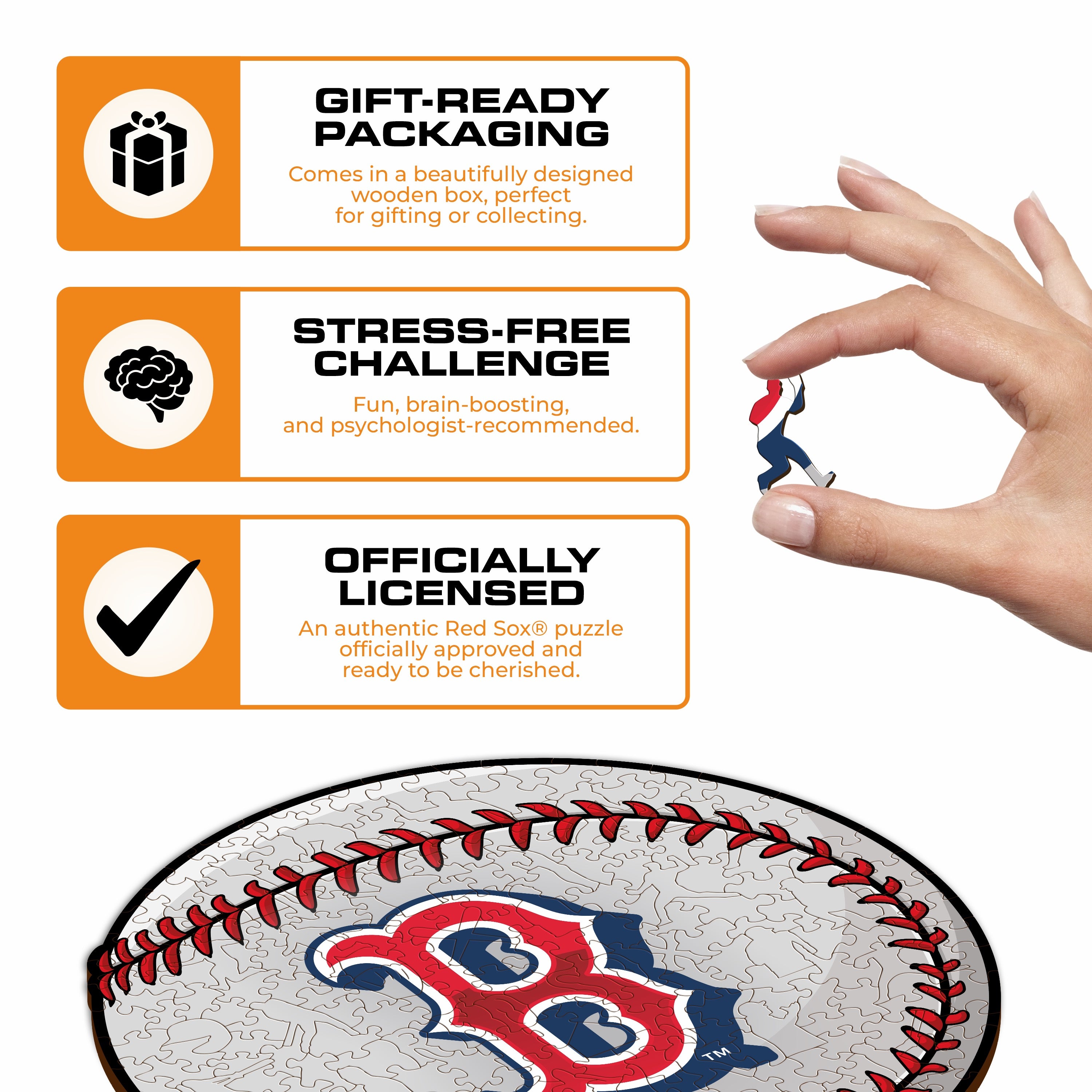 Boston Red Sox™ - Wooden Puzzle