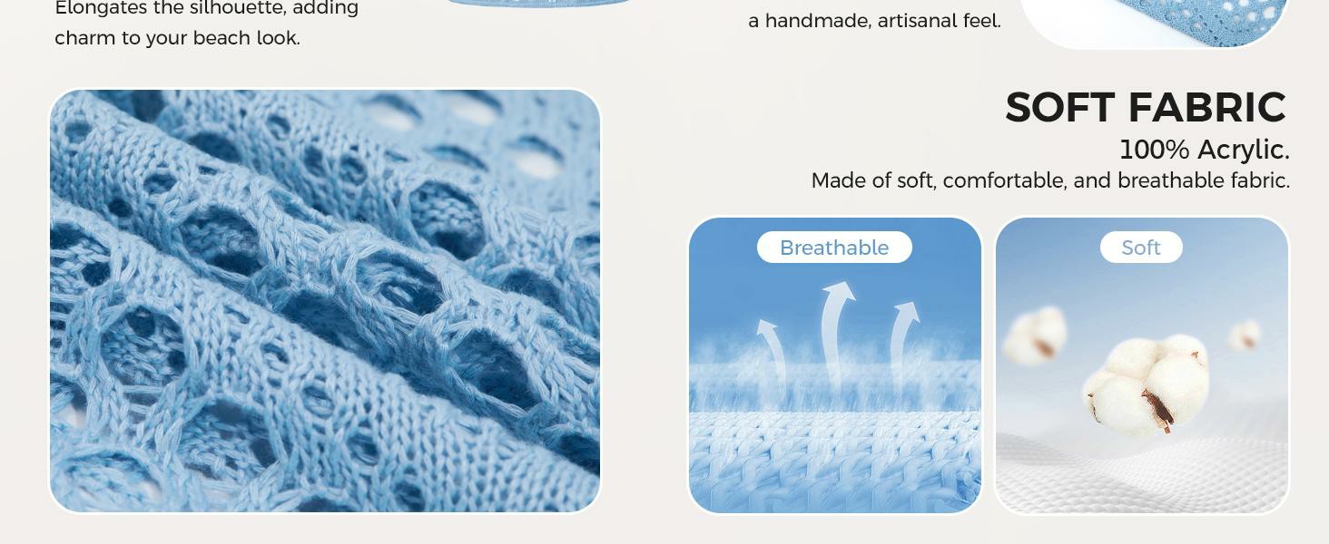 Women's Bohemian-Inspired Beige Crochet Top with V-Neck