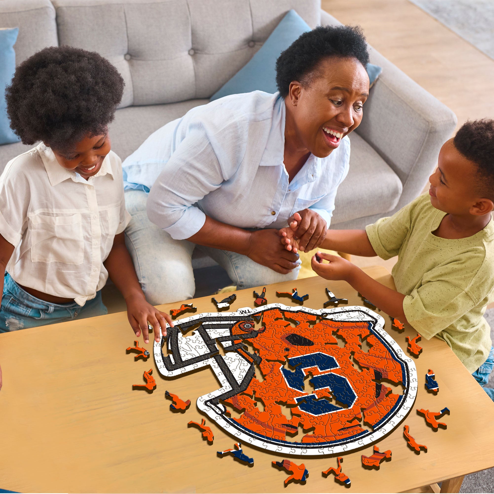 Syracuse University Helmet - Wooden Puzzle