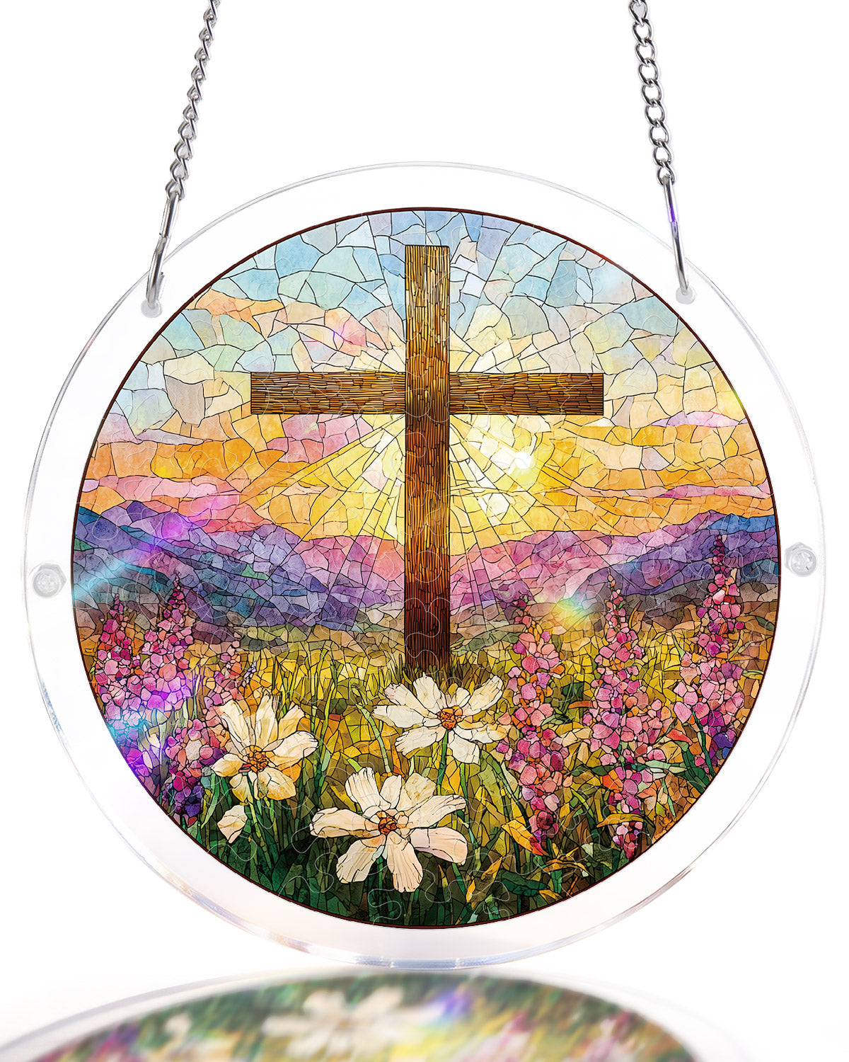 Garden of Holy Light Light Suncatcher-Acrylic Window Art