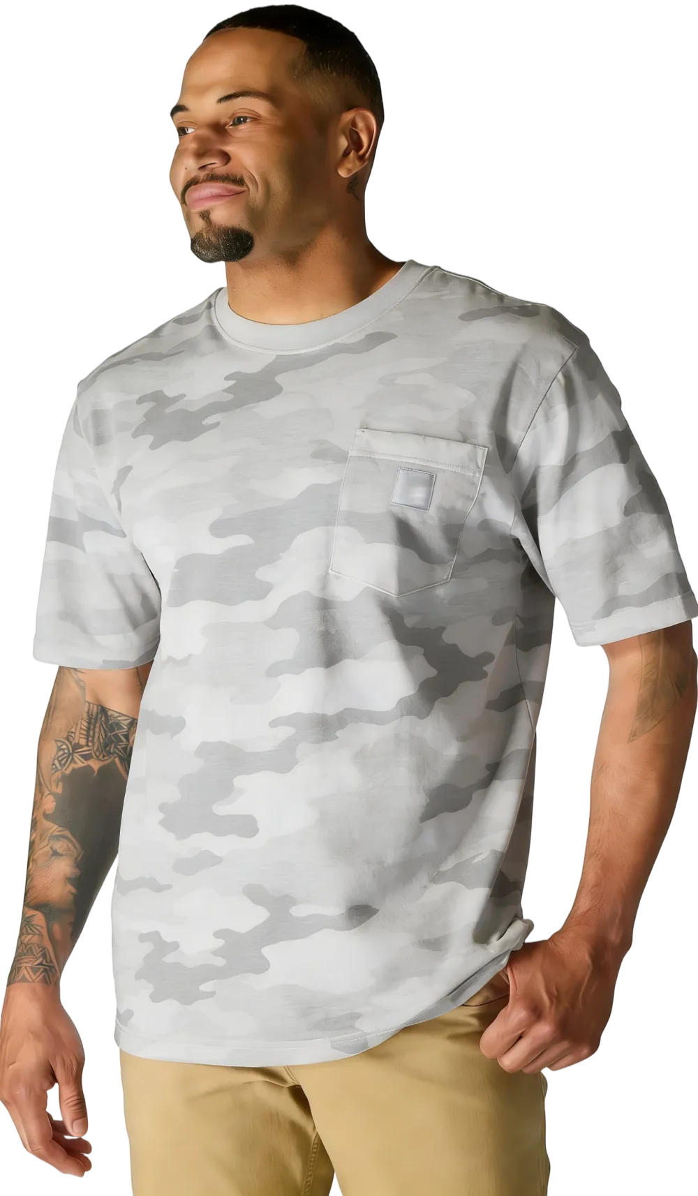 Men's Multi-Color Camo Short Sleeve Tee | Casual Everyday Style