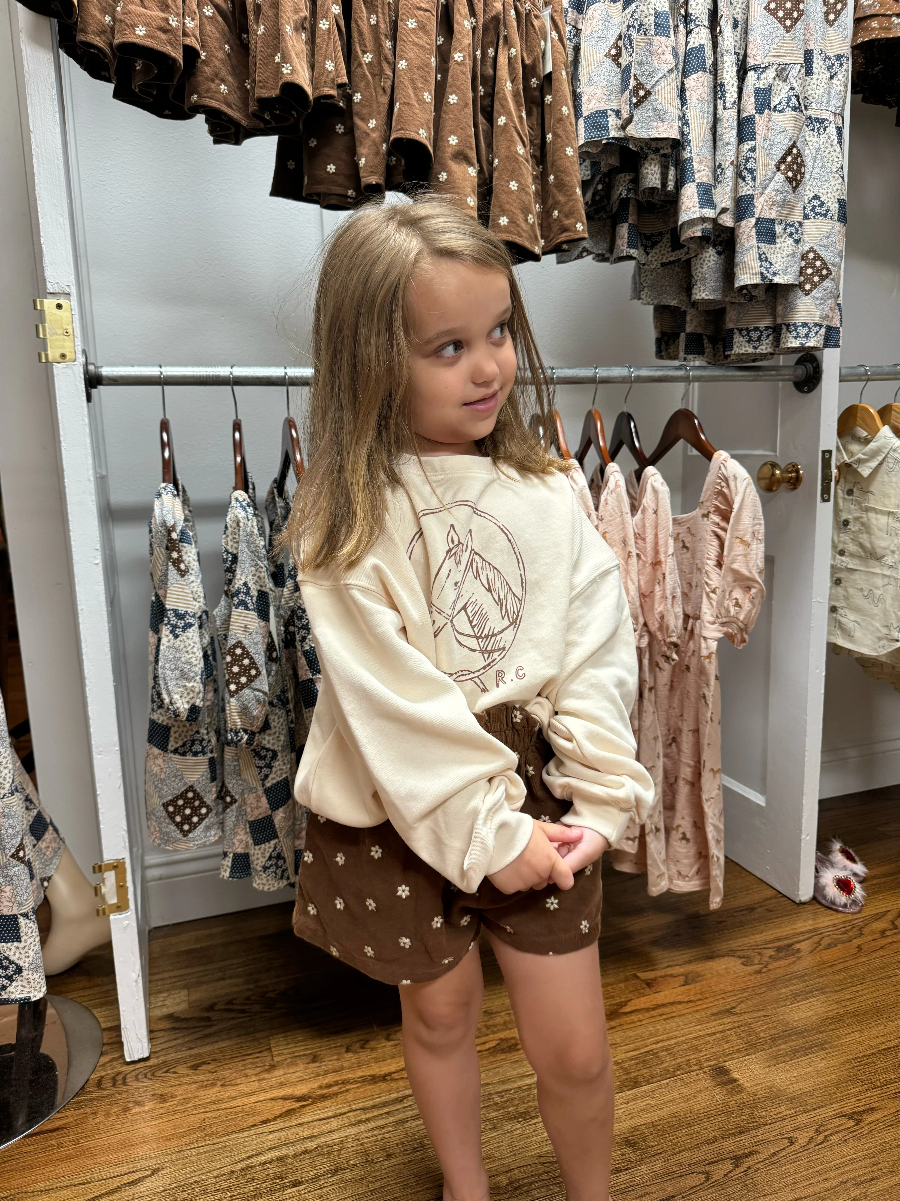 Relaxed Sweatshirt || Horse