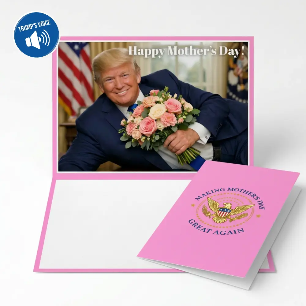 Funny Talking Mothers Day Card,Greeting Card Funny Built in Audio Message Premium Quality