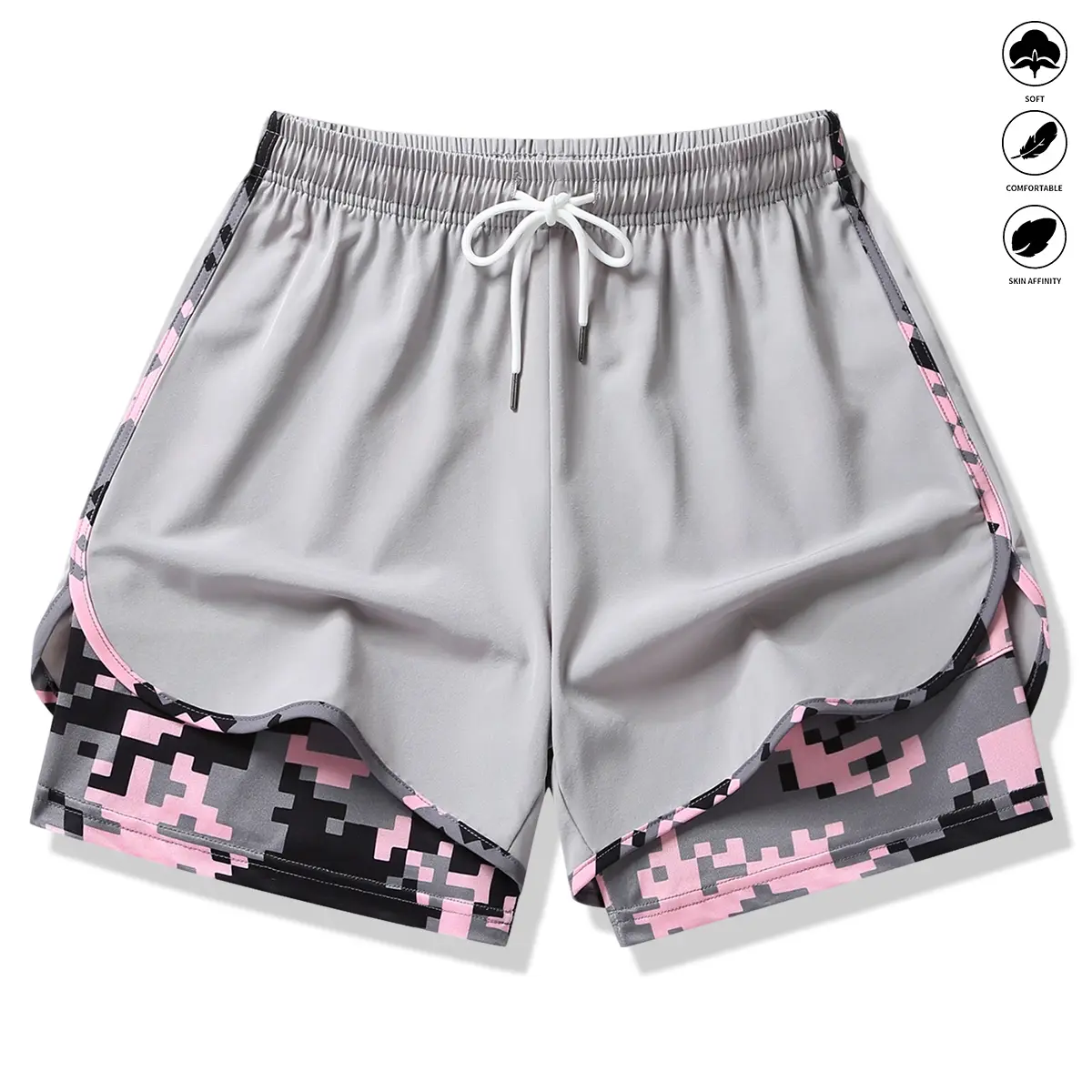 🔥6 SETS $24 Women’s Casual Athletic Shorts with Built-in Liner