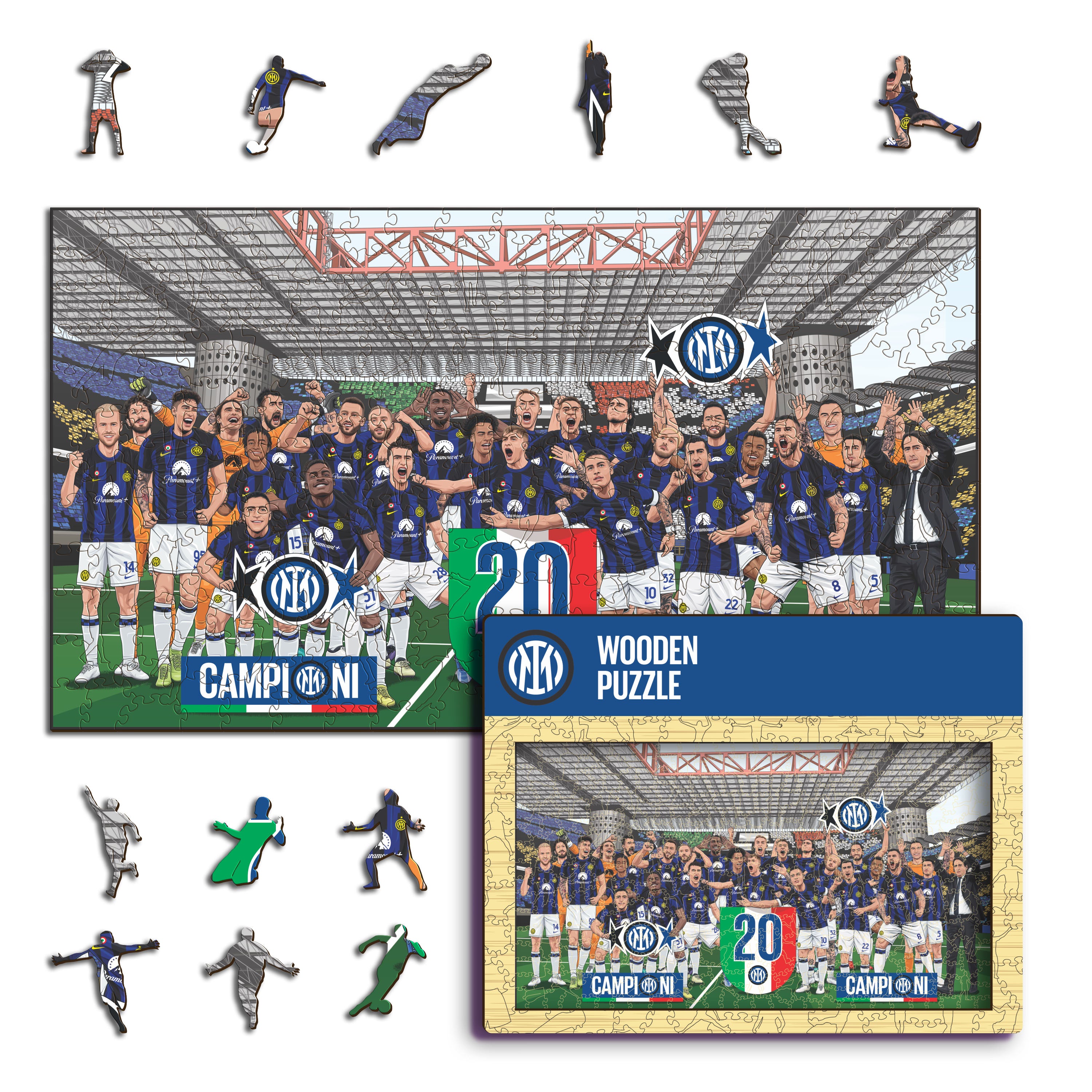FC Inter® 20th Scudetto - Wooden Puzzle