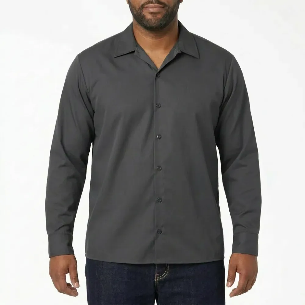2026👍Work  Shirt 1574 Men's Long Sleeve Button Up Multiple Colors Available