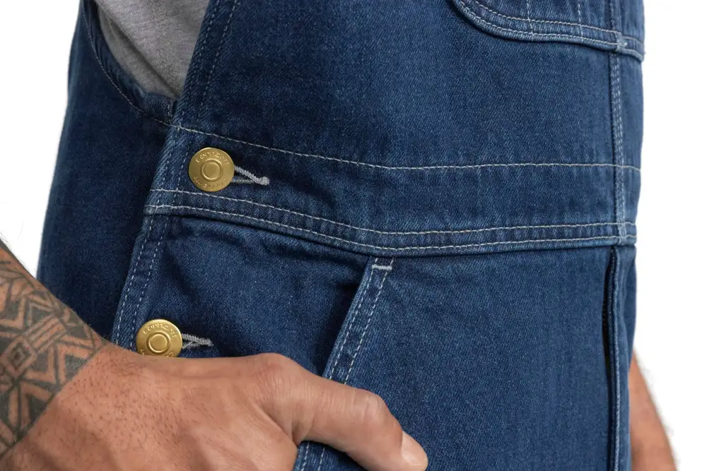 🔥Best-Selling Men’s Denim Bib Overalls – Heavy-Duty Workwear with Adjustable Straps & Tool Pockets