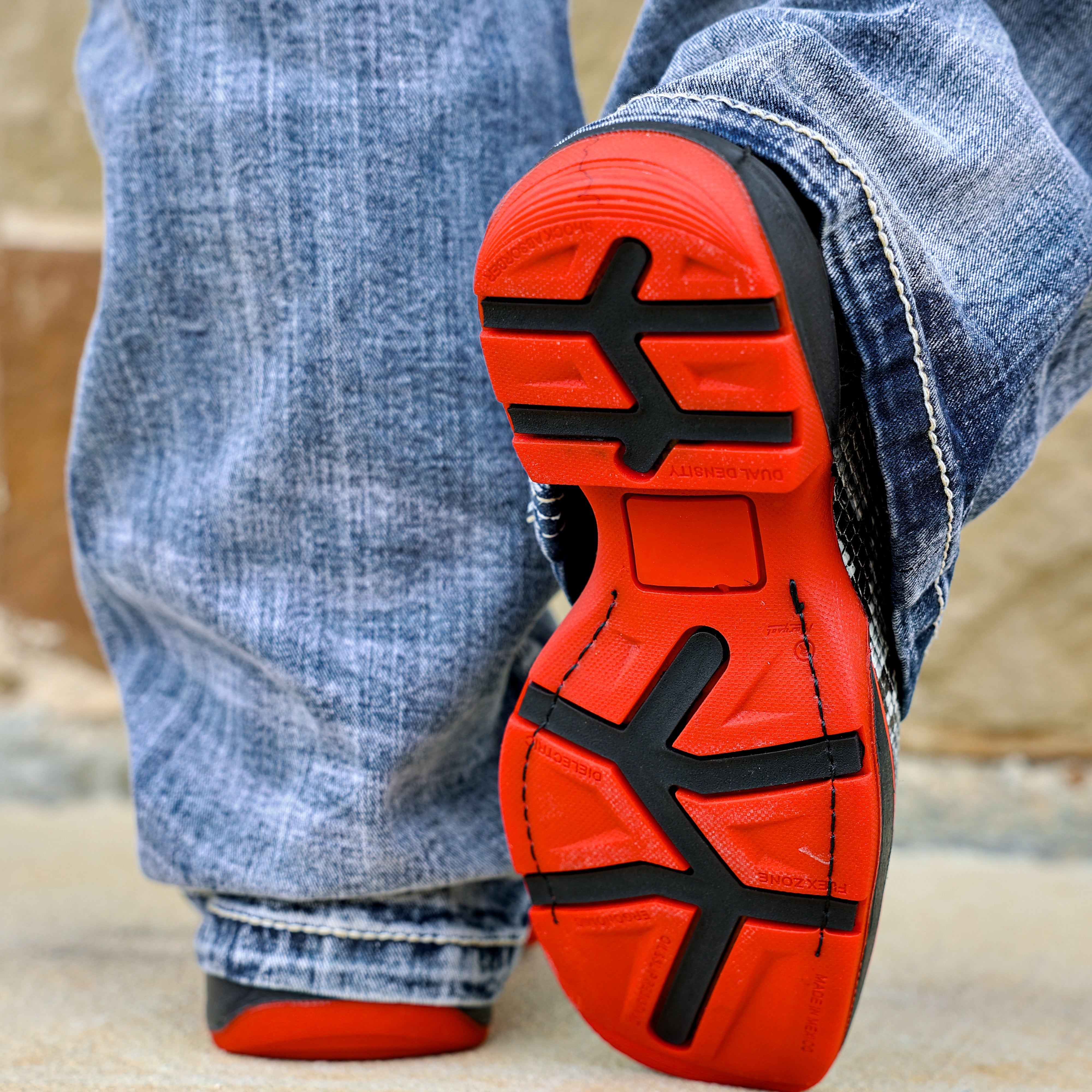 Natural Python Leather Boots With 3D Lightweight Sole - Composite Toe