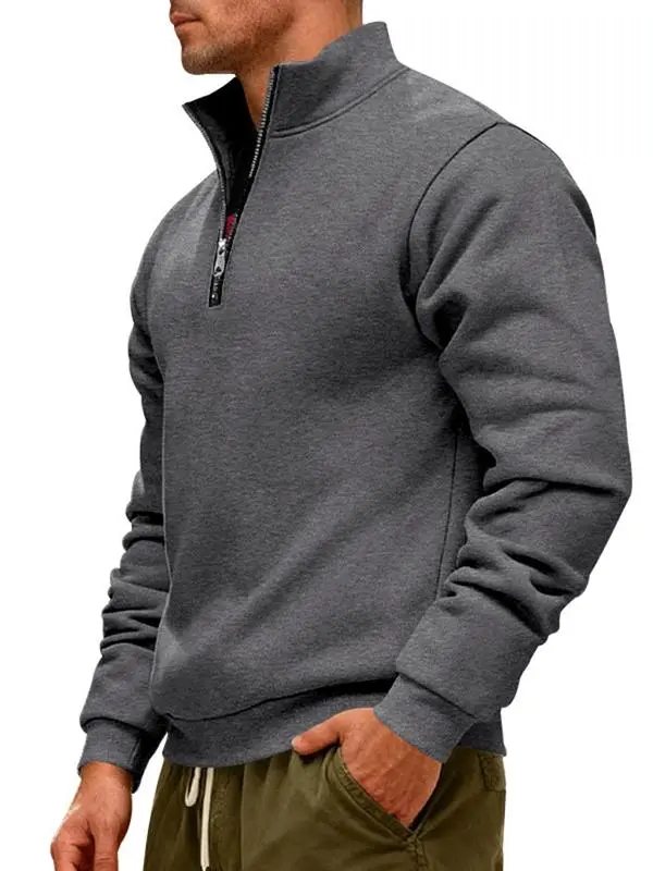Men's Winter Fleece Lined Hoodie, Casual Hoodie, Thick Heavyweight Loose Fit Outdoor Sportswear