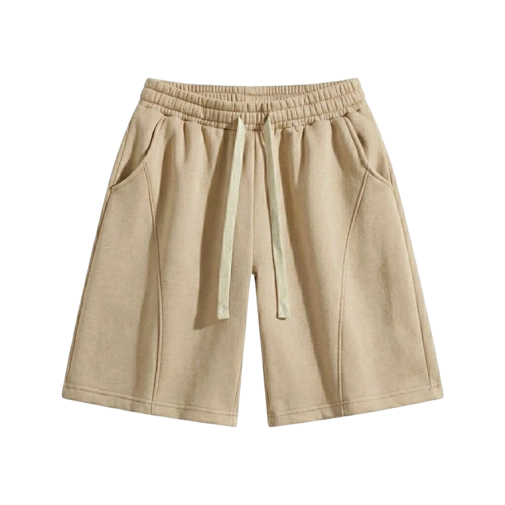 Men's Vintage Washed Casual Shorts – Lightweight Breathable Streetwear Shorts