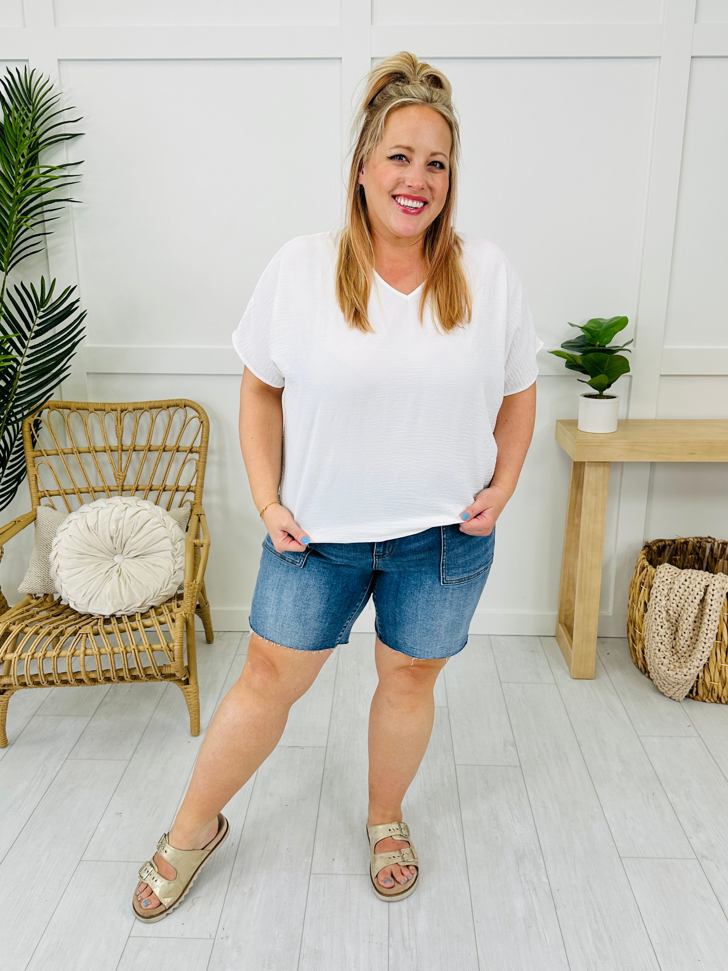 Judy Blue Patch Perfect Bermuda Shorts