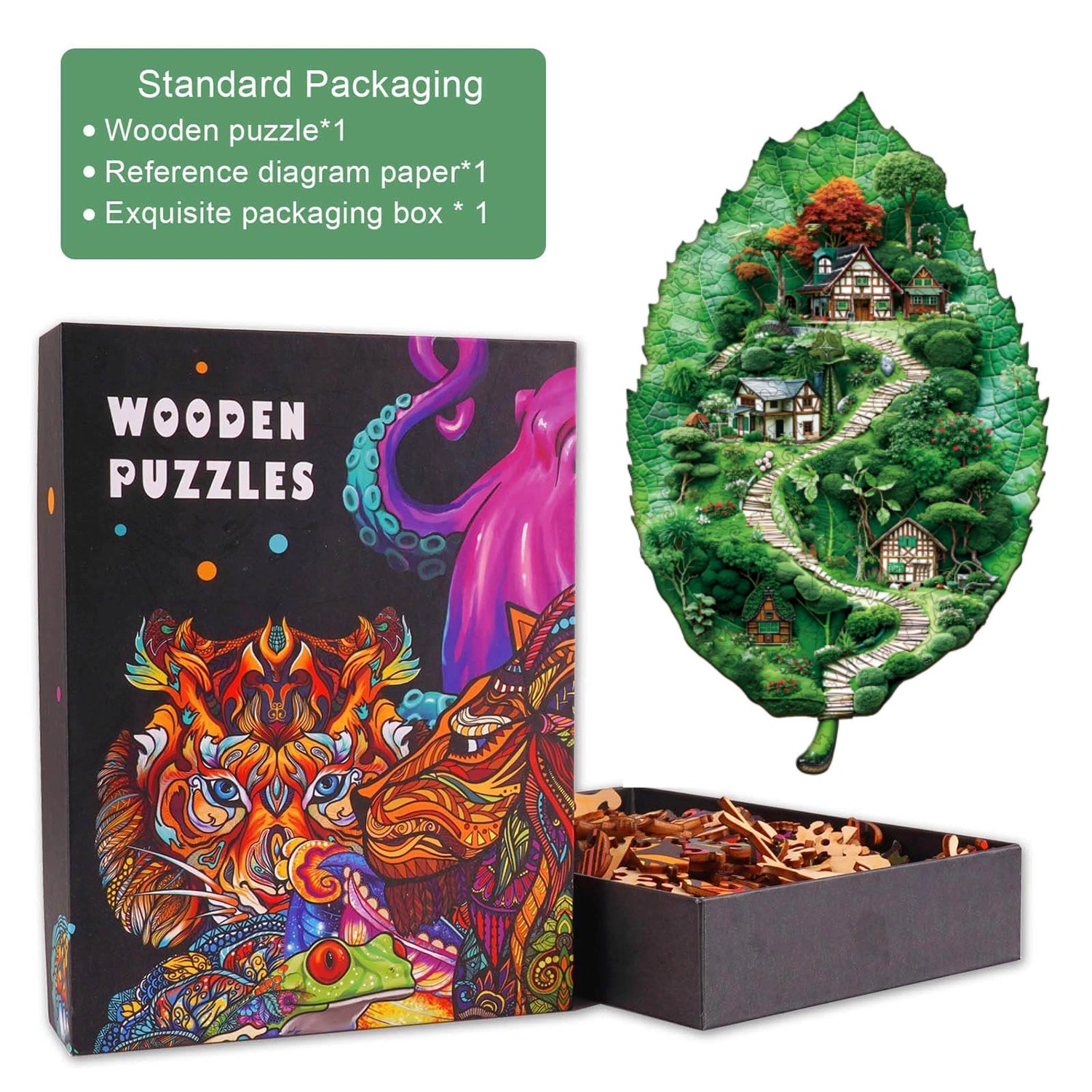 Forest Pathway Wooden Jigsaw Puzzle