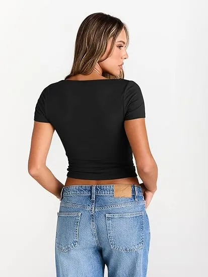 Women's Solid Color Sports Tee