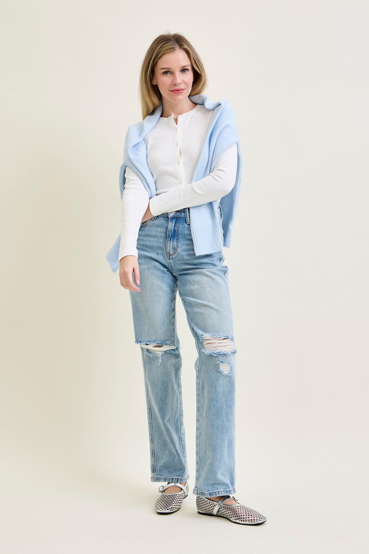 Laurel High Rise Rigid Magic 90's Straight Jeans