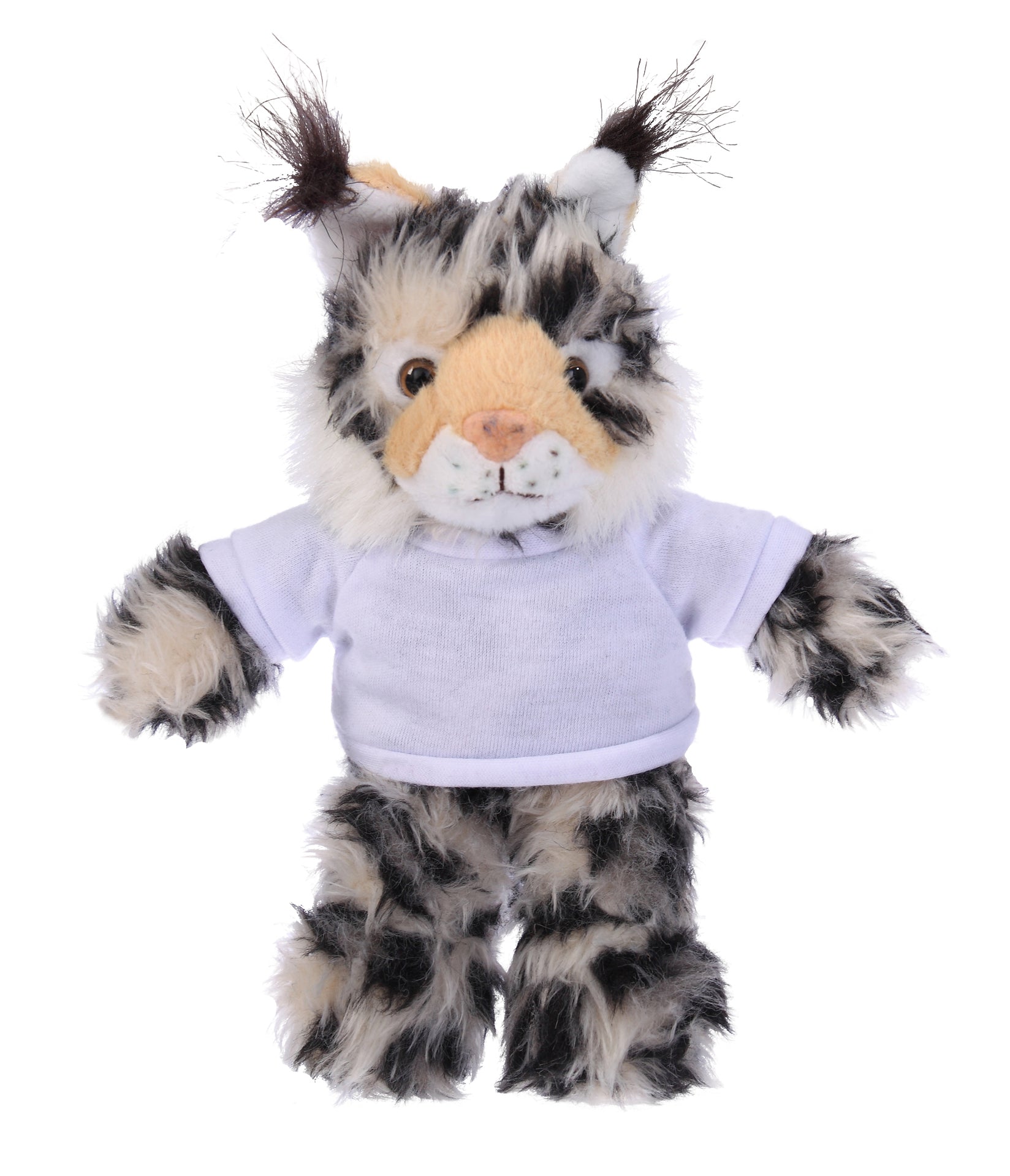 Floppy Wild Cat with Tee 8inch