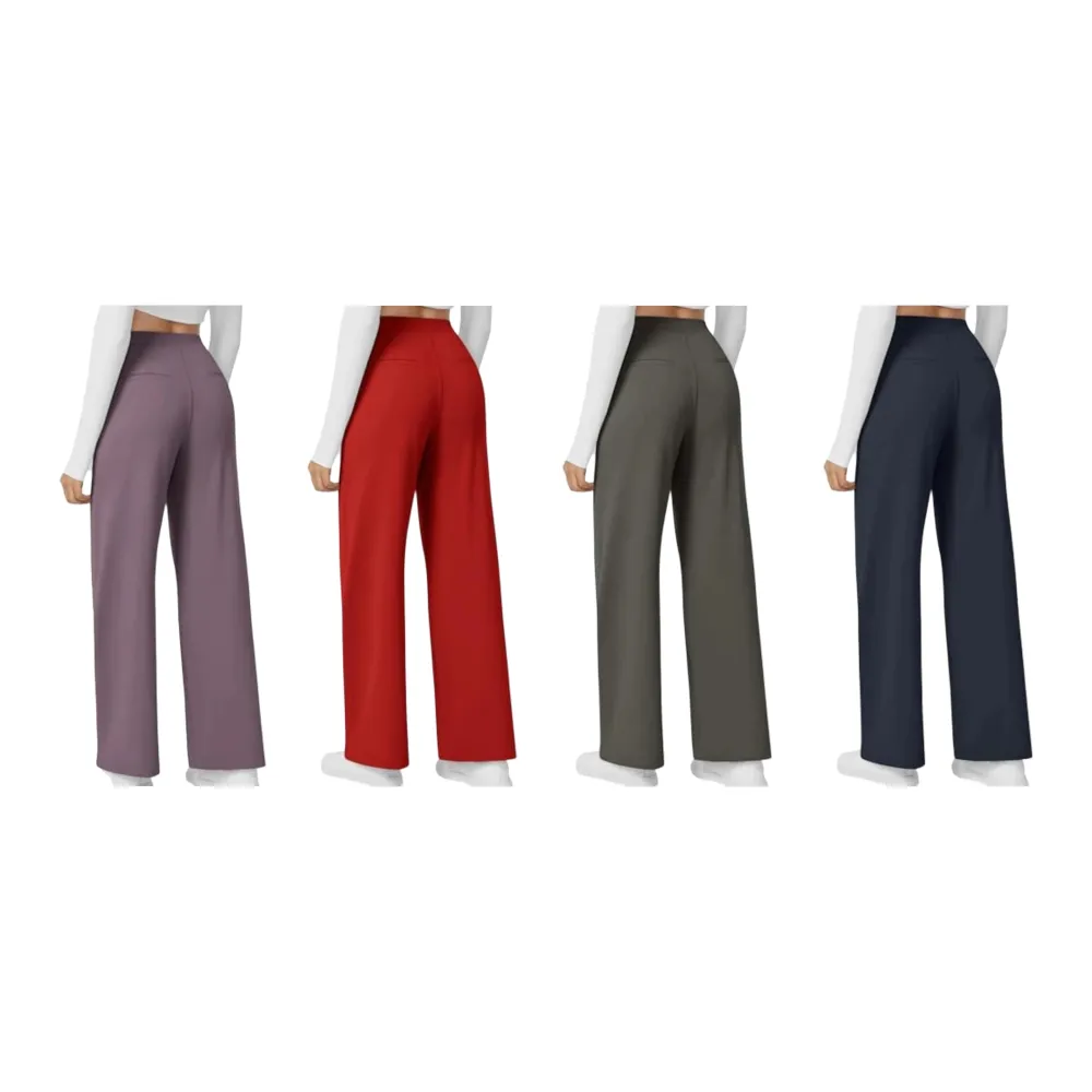 Women's Side Pocket Straight Leg Pants