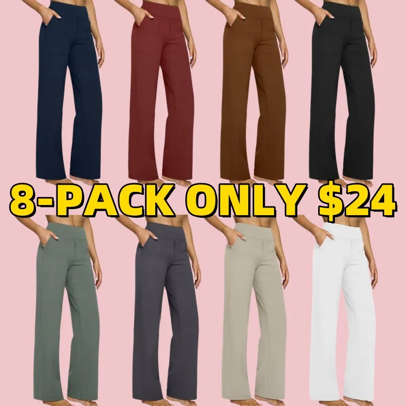 Loose High-Waist Business Casual Pants(Just $3 Each!)