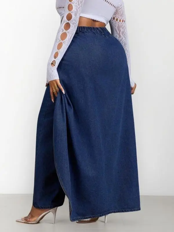 Women's fashionable denim jeans, patchwork design, casual style, suitable for everyday wear