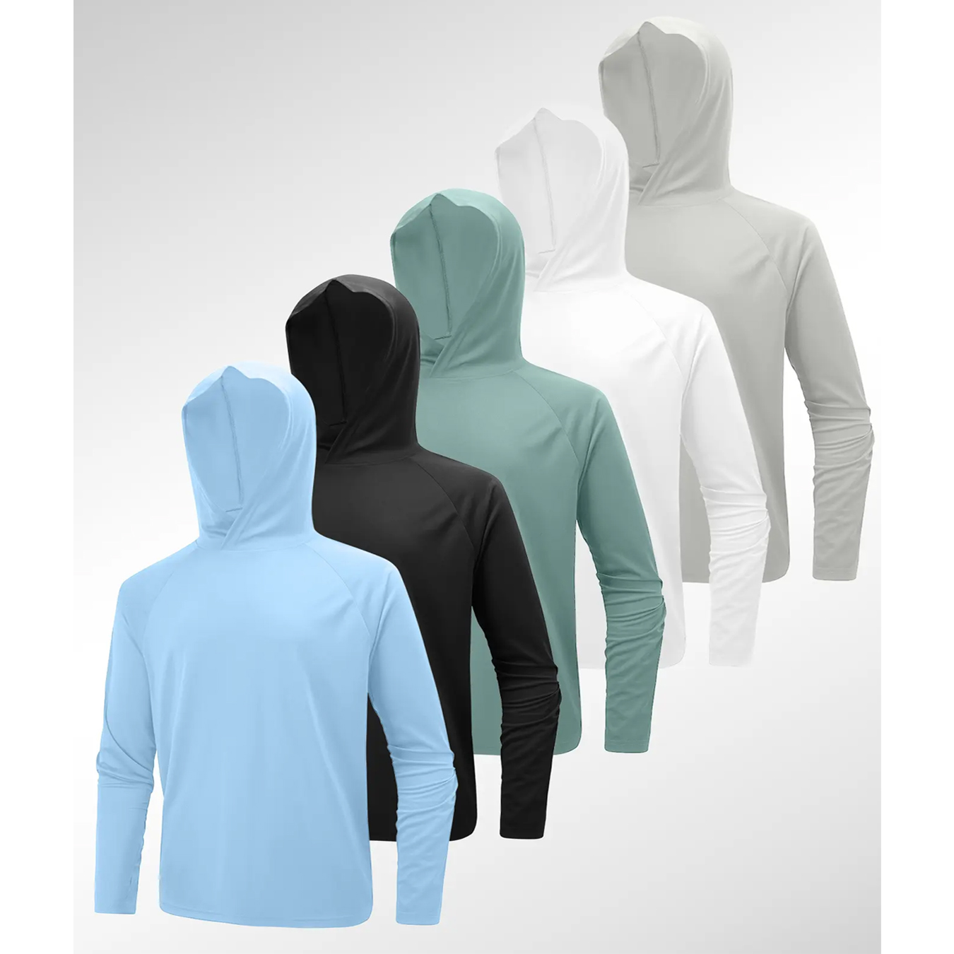 Men's Lightweight UPF50+ Sun Protection Performance Hoodie