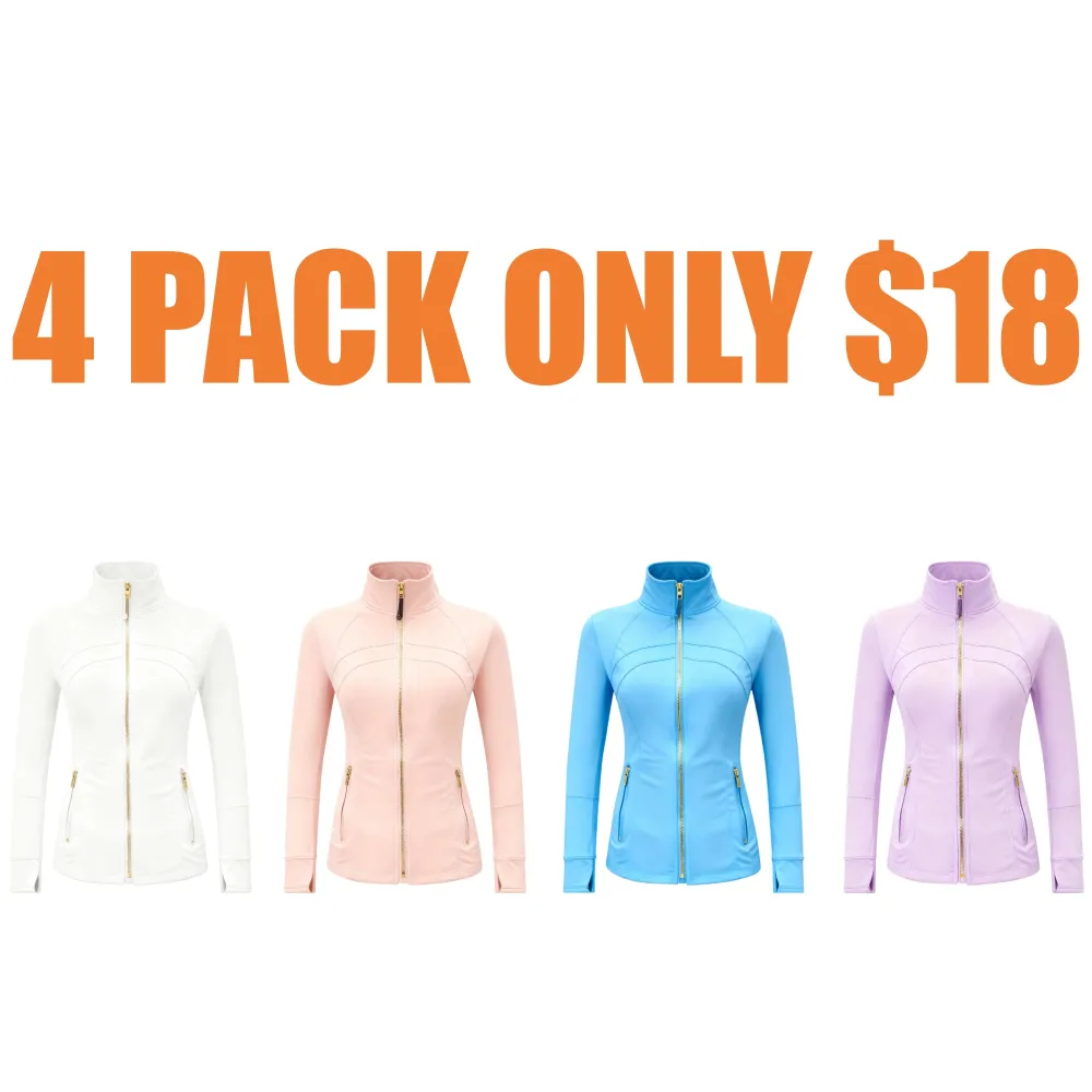 Women's sports stand up collar  yoga jacket