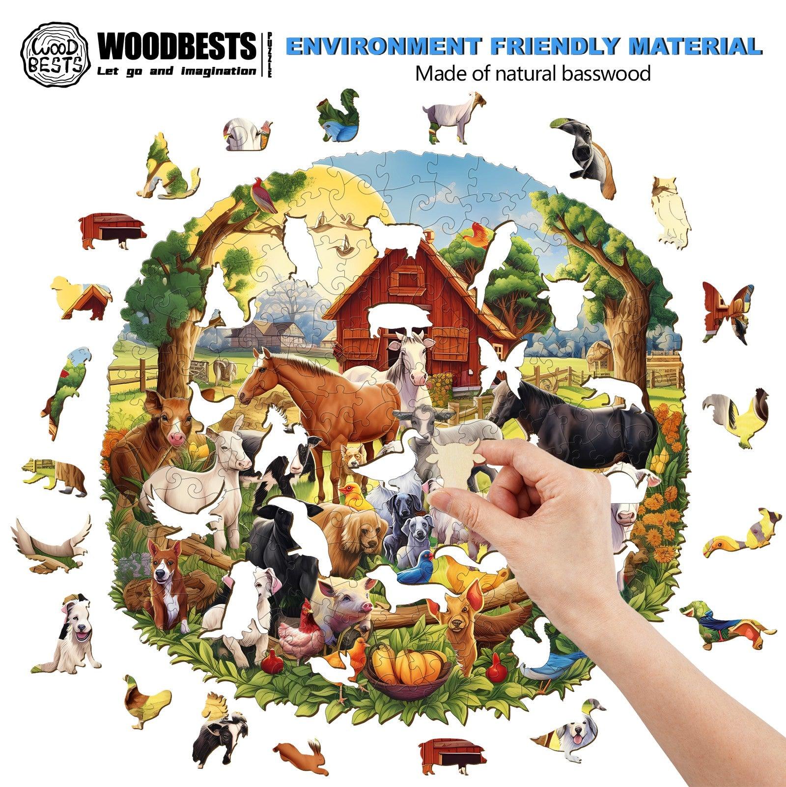 Fun Farm Wooden Jigsaw Puzzle
