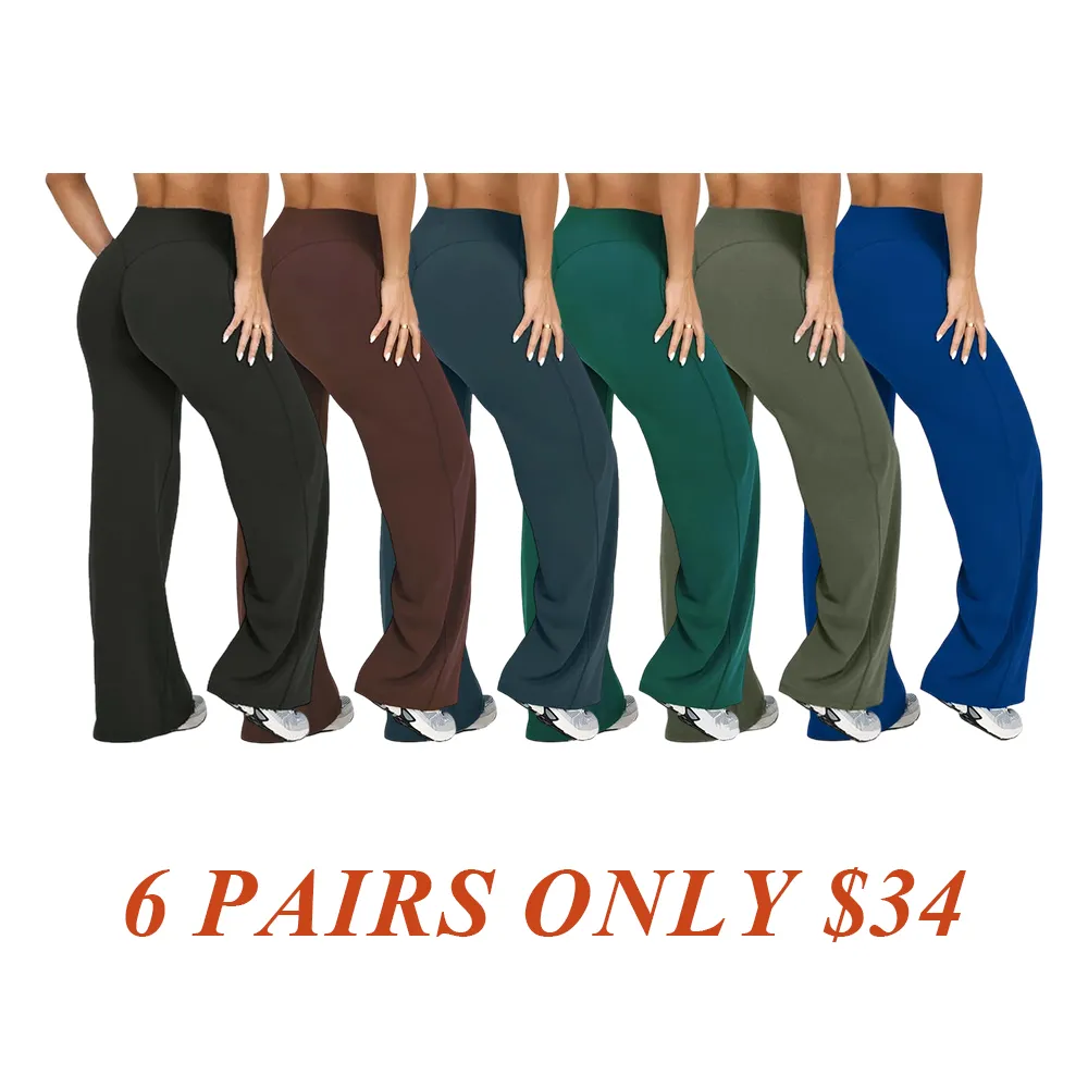 Straight Leg Bottoms Fitness Gymwear Women Workout Leggings