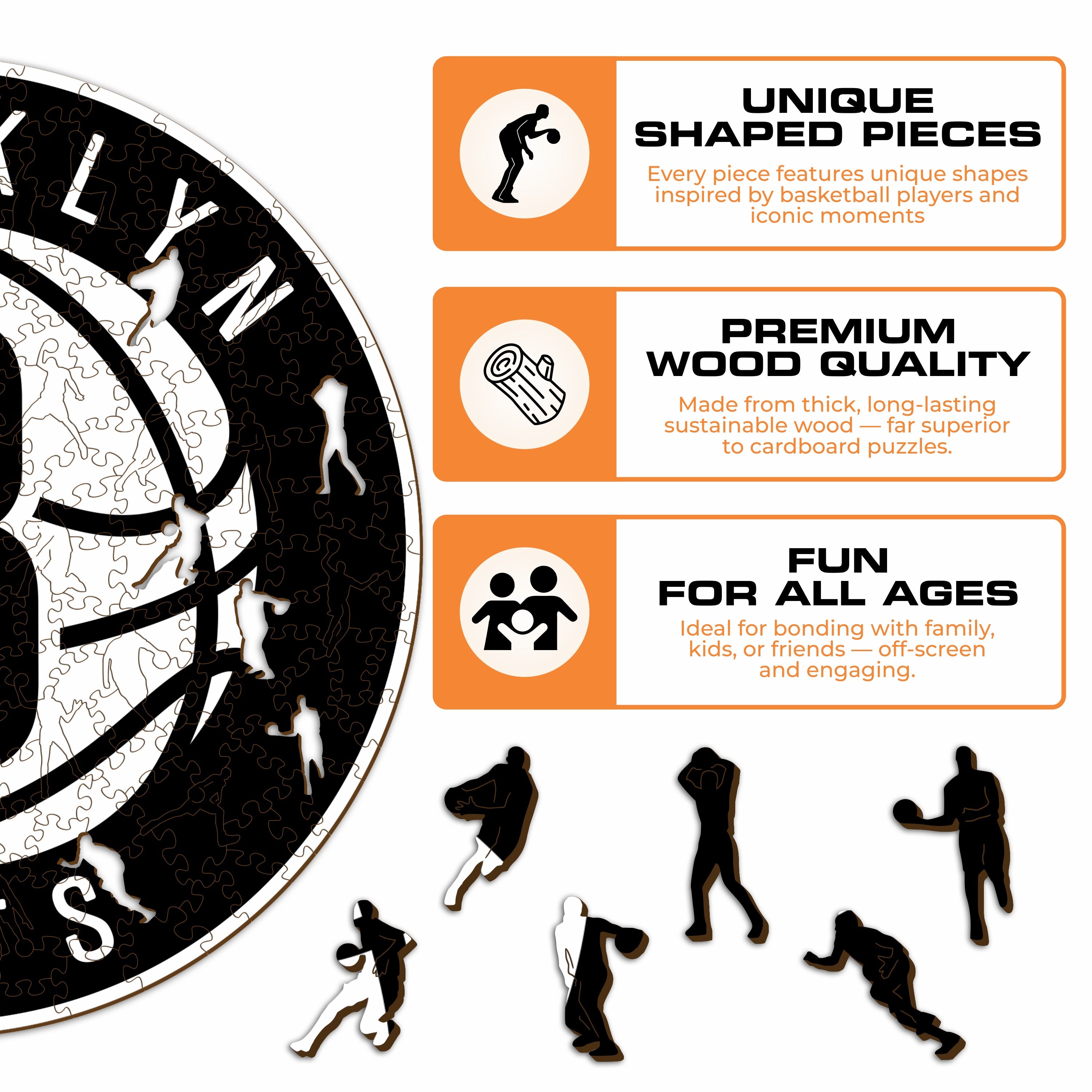 Brooklyn Nets™ - Wooden Puzzle