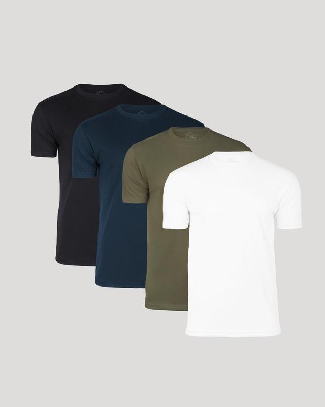 👔 Men’s Classic Crew Neck Short Sleeve T-Shirt — Everyday Comfort