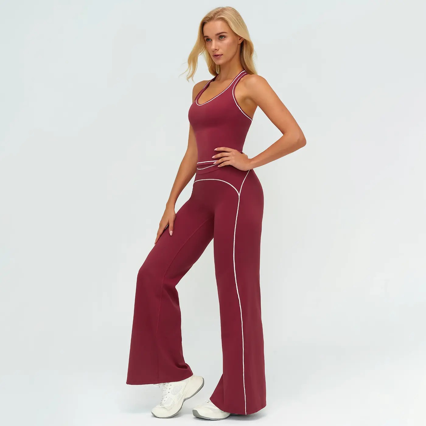Women's Sporty Casual Tracksuit Set (2-Piece Athletic Jogger & Top)